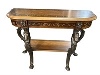 DECORATOR HORSE HEAD CONSOLE TABLE