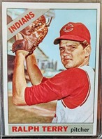 1966 Topps Ralph Terry #109 Cleveland Indians