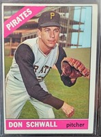 1966 Topps Don Schwall #144 Pittsburgh Pirates