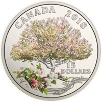 Pure Silver Coloured Coin - Celebration of Spring0