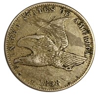 1858 Flying Eagle Cent - XF