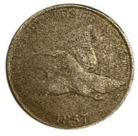 1857 Flying Eagle Cent - VG