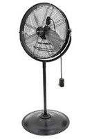 Utilitech 20-in 3-speed Indoor Or Outdoor Black