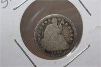 1840-O Seated Half Dime