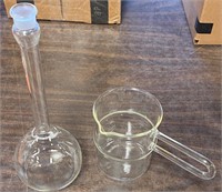 2 GLASS ITEMS 12" / SHIPS