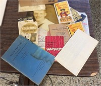 VINTAGE BOOKS AND BROCHURES / SHIPS
