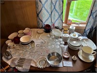Large Table Top of assorted kitchenware