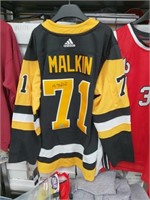 EVGENI MALKIN SIGNED PITTSBURGH PENGUINS JERSEY