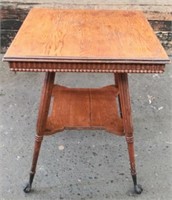 Vintage Side Table w/Claw Feet