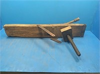 Wood table clamp