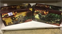 Two Indiana Jones movie toy cars, In the boxes,