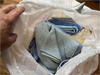 BAG FULL OF TOWELS & RAGS