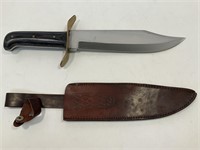 Classic Bowie Knife w/ Leather Sheath