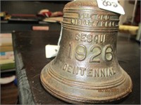 1926 Cast Iron Liberty Bell Bank