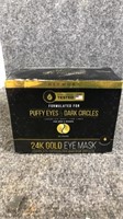 24k gold eye masks