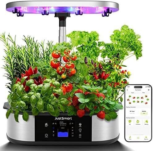 JustSmart WiFi 12 Pods Hydroponics Growing System