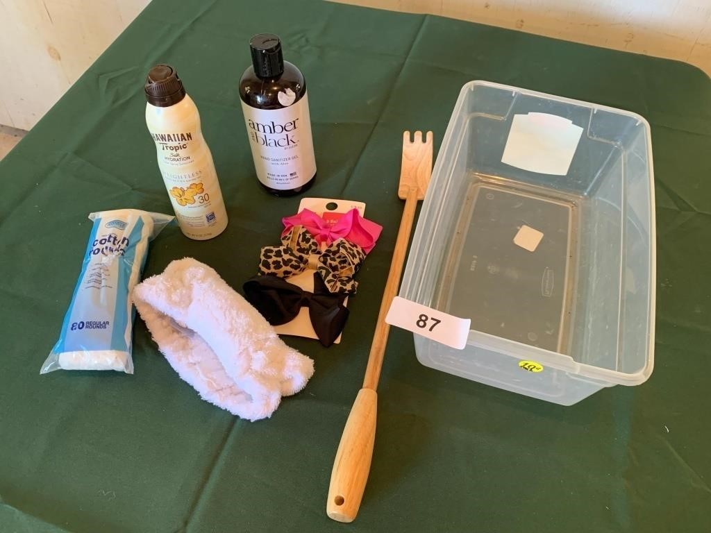 Wooden Back Scratcher & Self Care Items