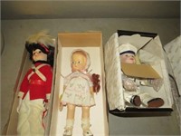 3 ASHTON DRAKE, DYNASTY, EFFANBEE DOLLS NIB