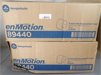 2 Cases Enmotion 8 Inch Recycled Roll Towels
