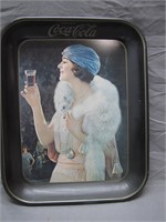 Vintage Coca Cola Art Deco Metal Serving Tray