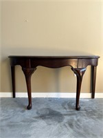 Decorative Solid Wood Queen Anne Entry Table