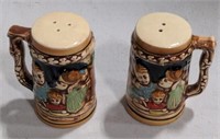 (AB) Beer Stein Salt and Pepper Shakers