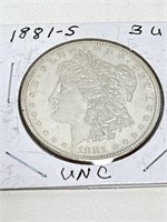 1881-S Morgan BU UNC