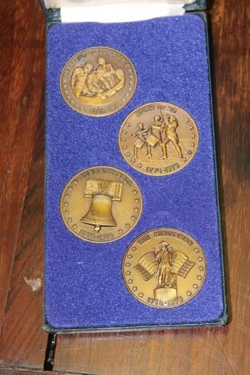 Lot of 4 Bronze Coin