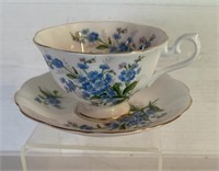 Royal Albert Tea Cup and Saucer Forget Me Not