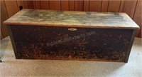 Vintage Wood Box Large 20” W x 53-1/2” L x 18” H