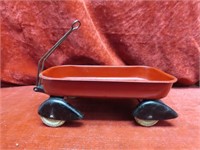 Art Deco pressed steel toy wagon.