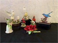 Porcelain Birds & Flowers Royal Carlton Andrea