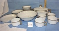several pcs. bavarian porcelain