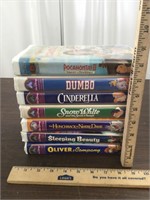 Masterpiece Collection Disney VHS Tapes