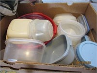 Lot of Plastic Bowls and Lids