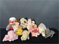Vintage Stuffed Animals, Dolls & More