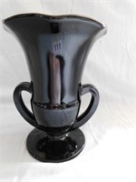Amethyst urn style vase, 7.5"