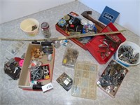 Junk Drawer Tresures and a hammer