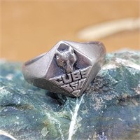 VTG STERLING SILVER CUB SCOUT RING SZ 6.75