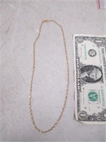 14KT Italy Marked Chain Necklace - Non-Magnetic