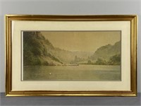 “Shakertown Ferry” Paul Sawyier Print