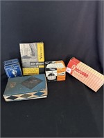 5 BOXES OLD CAR ACCESSORY ITEMS