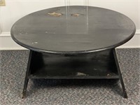 Handmade Round top coffee table, in need of