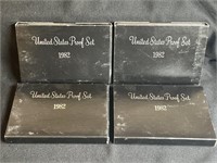 (4) 1982 U.S. PROOF SETS