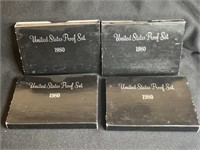 (4) 1980 U.S. PROOF SETS