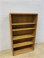 Oak Simulated Wood Bookshelf