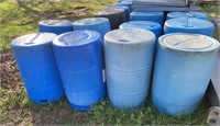 55 Gallon Sonoco Plastic Drums (2 Each)