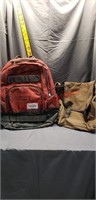 Back pack & messenger  bag. (New)