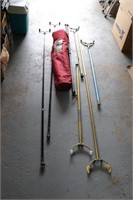Shuffle board poles? and camping chair