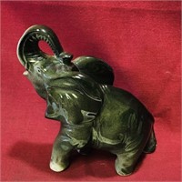Ceramic Elephant Figurine (4 1/4" Tall)